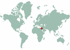 King Hussein International Airport in world map
